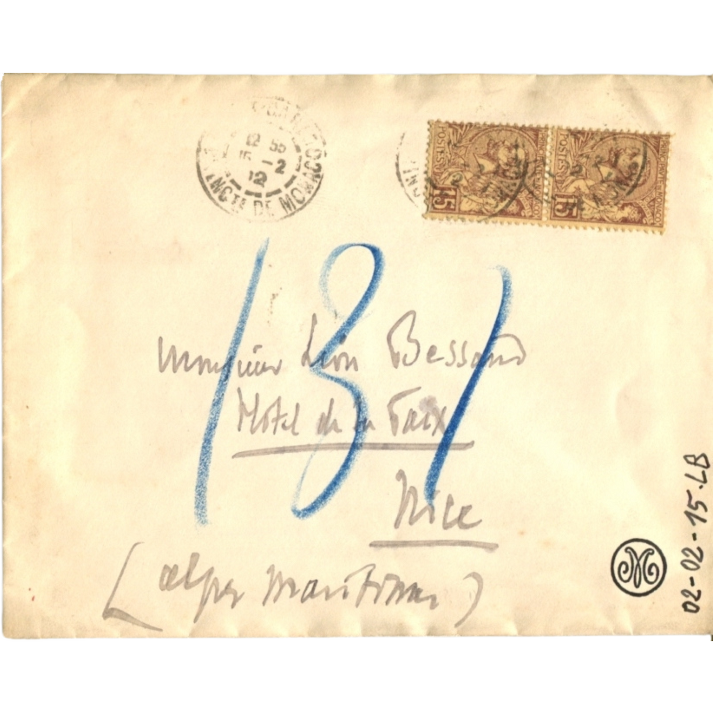 JULES MASSENET · Lettera autografa firmata · 1912