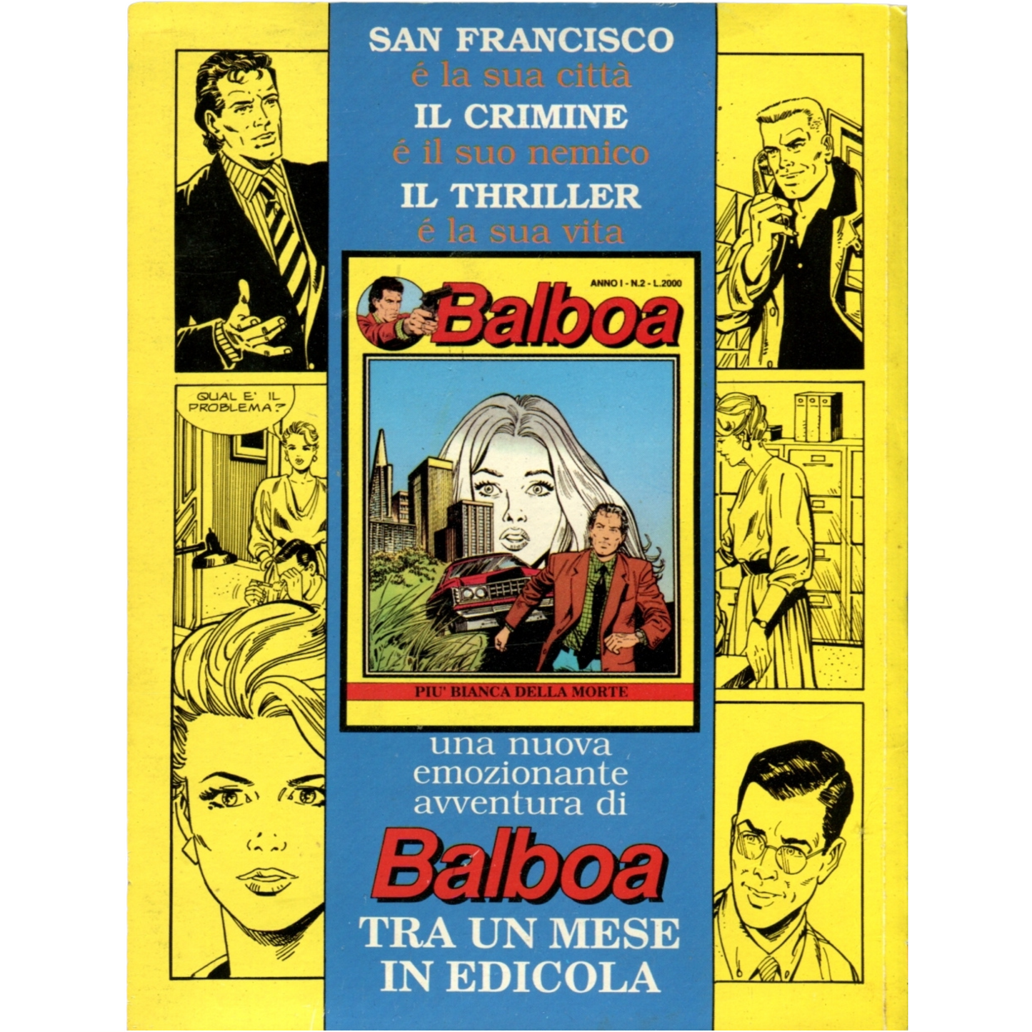 BALBOA "Logic of a Murder" YEAR I N. 1 April 1989