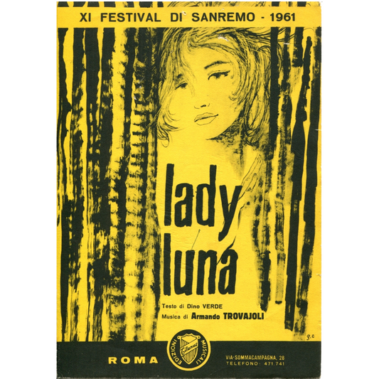 LADY LUNA · XII SANREMO FESTIVAL · 1961