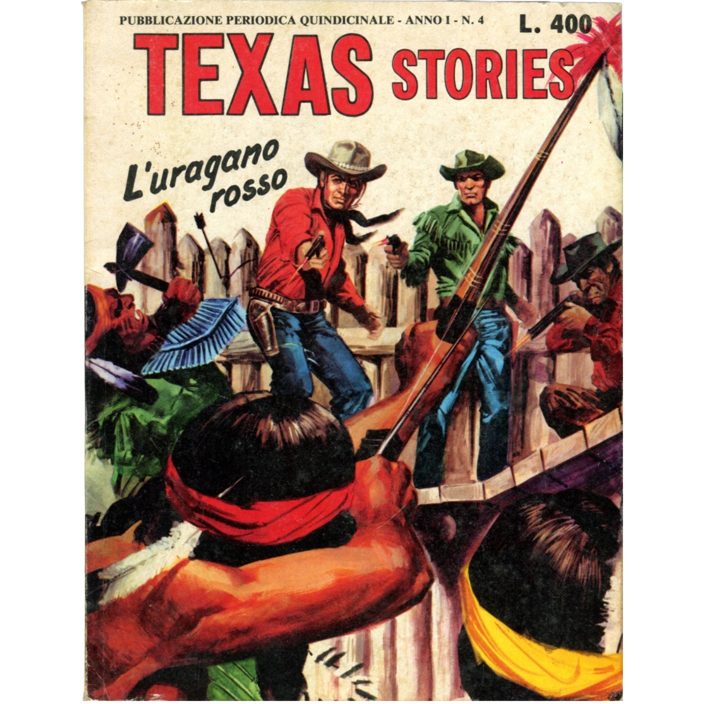 TEXAS STORIES · "The Red Hurricane" · YEAR 1 - N. 4 · December 25, 1977