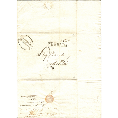 Autographed letter signed · 1838