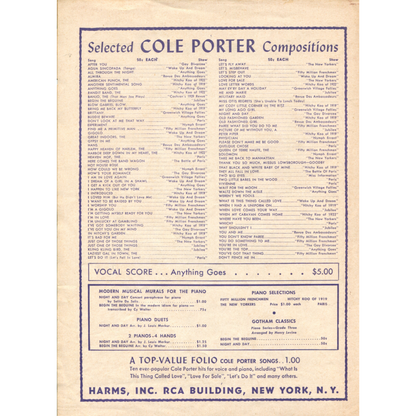 NIGHT AND DAY · COLE PORTER · 1944