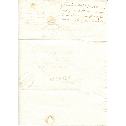 Autographed letter signed · 1838