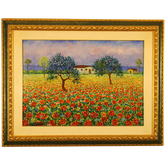 MICHELE CASCELLA · "POPPY FIELD" · 1980