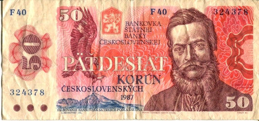 50 KORUN "LUDOVÍT STÚR" · Cecoslovacchia · 1987