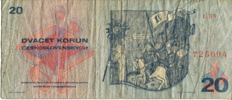 20 KORUN "JAN ZIZKA" · Cecoslovacchia · 1970