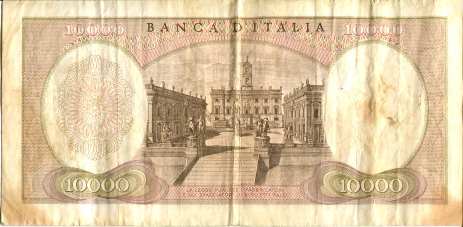 10000 LIRE "MICHELANGELO" · Italia · 1964